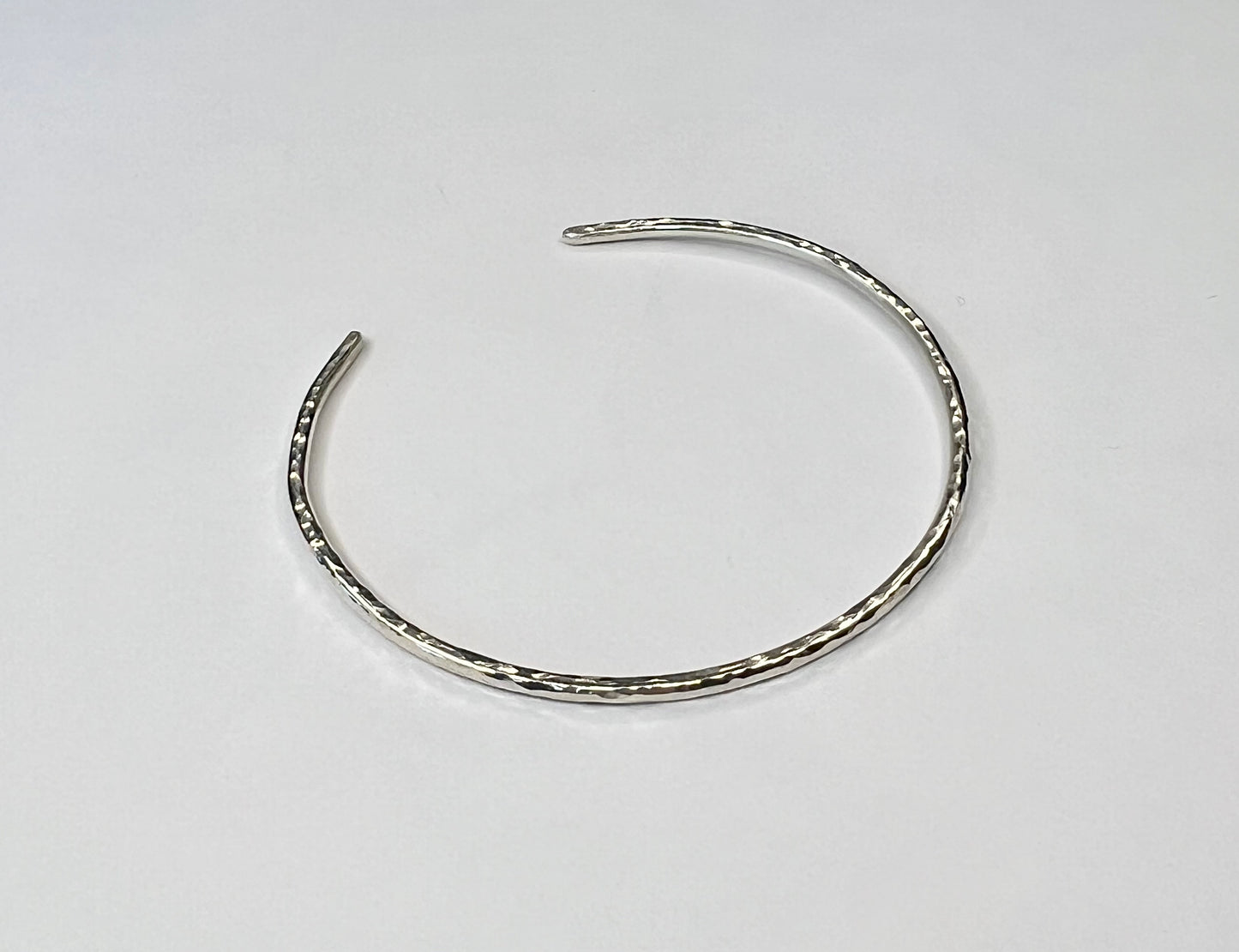 Thin Textured Bracelet Cuff