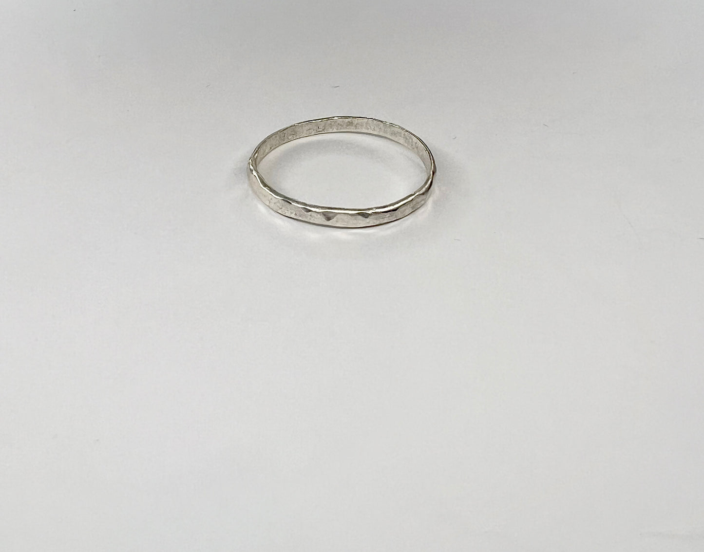 Hammered Stackable Ring