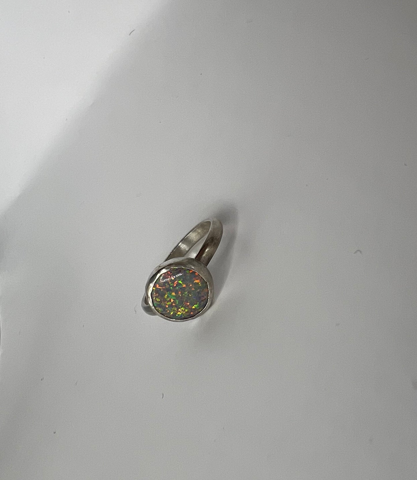 Mexican opal Ring