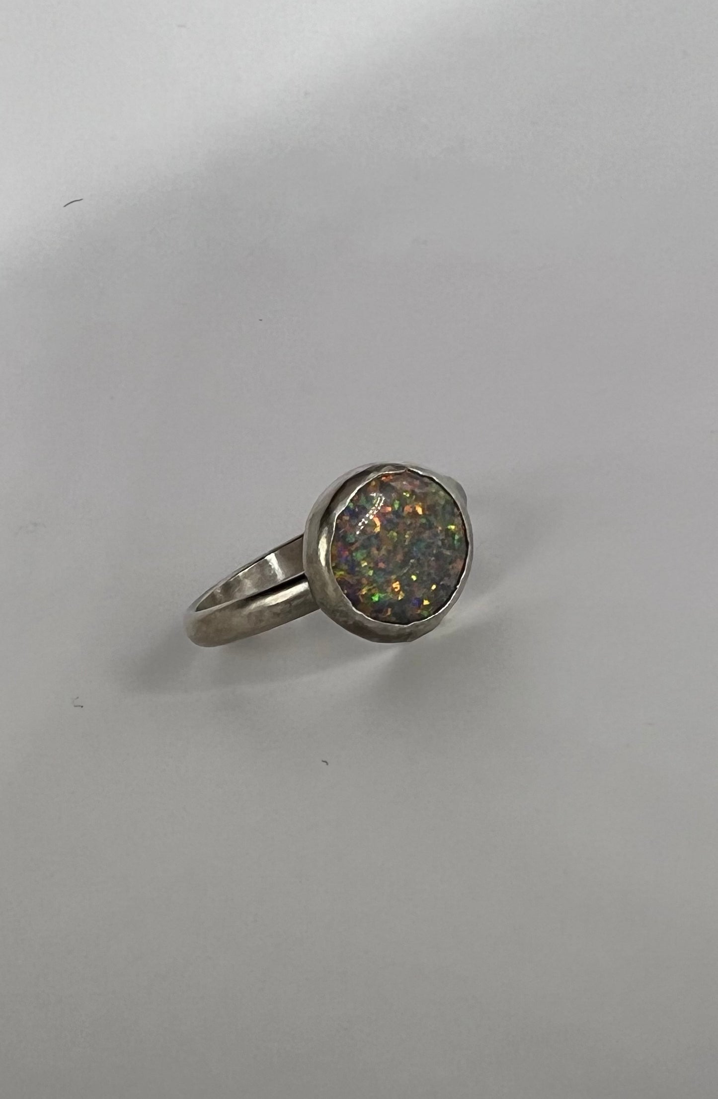 Mexican opal Ring