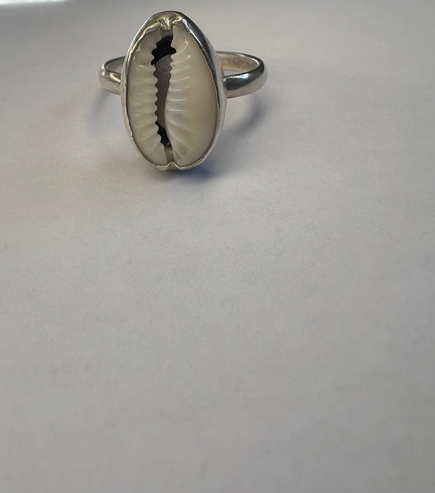 Cowrie Seashell Ring